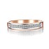 Обручальное золотое кольцо с бриллиантами - фото 2