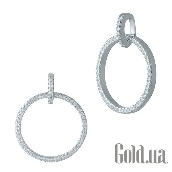 

Женские кулоны Fresh Jewelry, Серебряный кулон с куб. циркониями