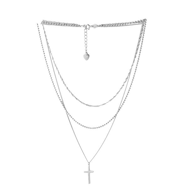 Серебряное колье