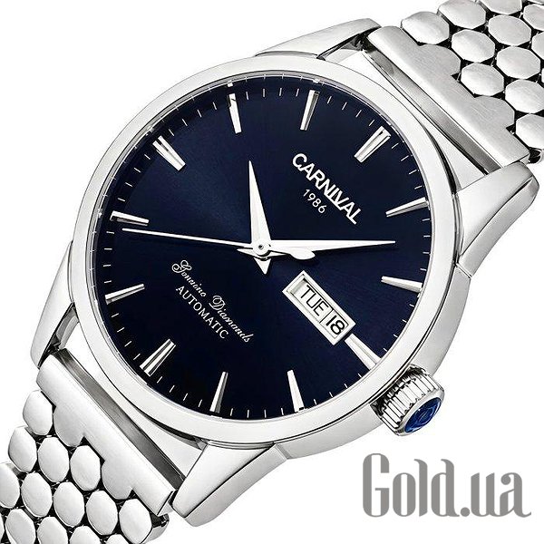 Carnival Чоловічий годинник Flagman Silver Honey 3962 bt3962