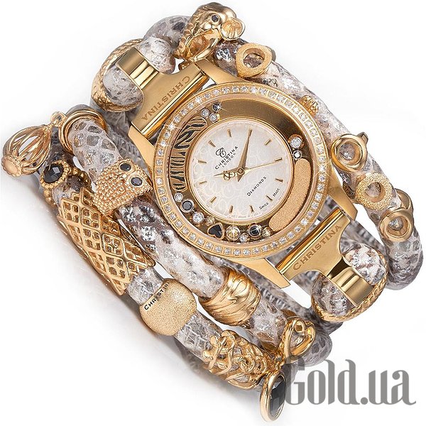 

Швейцарские часы Christina Design, Женские часы Watches & Charms 300GWBL Wildlife