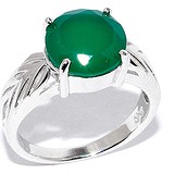 Silver Wings Женское серебряное кольцо с агатом, 1617880
