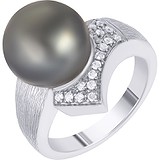 Женское золотое кольцо с бриллиантами и жемчугом, 1668568