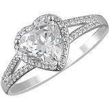 Золота каблучка з кристалами Swarovski, 1675992