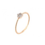 Женское золотое кольцо с бриллиантами, 1699544