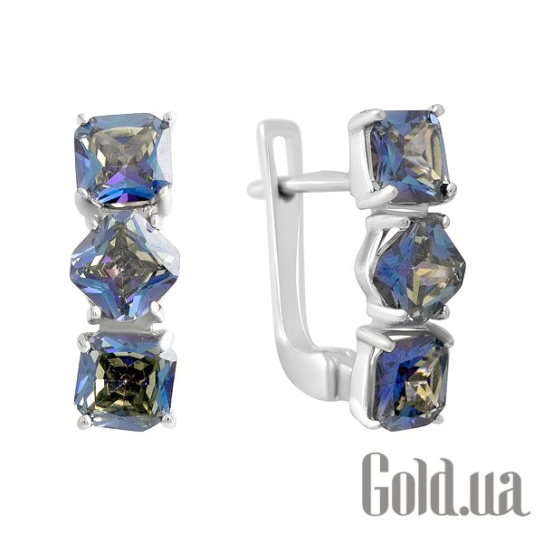 

Серьги Fresh Jewelry, Серебряные серьги с топазами
