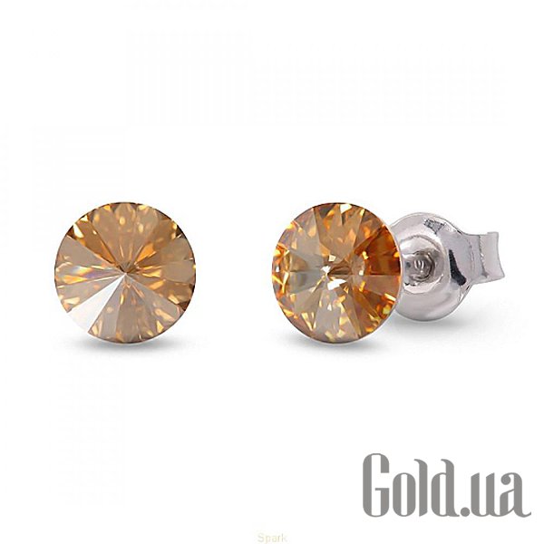 

Пусеты (гвоздики) Kobi, Стальной, Серьги с кристаллами Swarovski