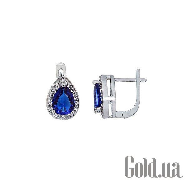 

Серьги Lurie Jewelry, Серебряные серьги с куб. циркониями
