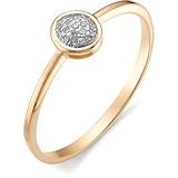 Золотое кольцо с бриллиантами, 1556185