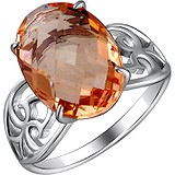 Женское серебряное кольцо с топазом, 1620697