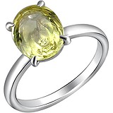 Женское серебряное кольцо с кварцем, 1637081