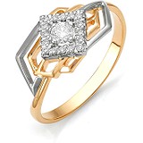 Женское золотое кольцо с бриллиантами, 1701081