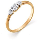 Золотое кольцо с бриллиантами, 1711065