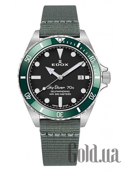 

Швейцарские часы Edox, Часы SkyDiver 70s Date Automatic 80115 3VM NN
