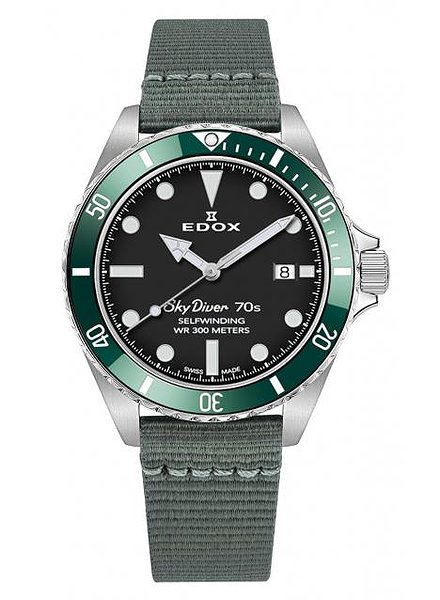 Edox Часы SkyDiver 70s Date Automatic 80115 3VM NN