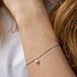 Жіночий золотий браслет з культив. перлами - фото 4