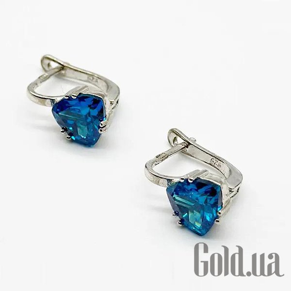 

Серьги Silvex925, Серебряные серьги с куб. циркониями
