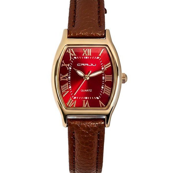 Crrju Женские часы France Leather Classic 3885 bt3885