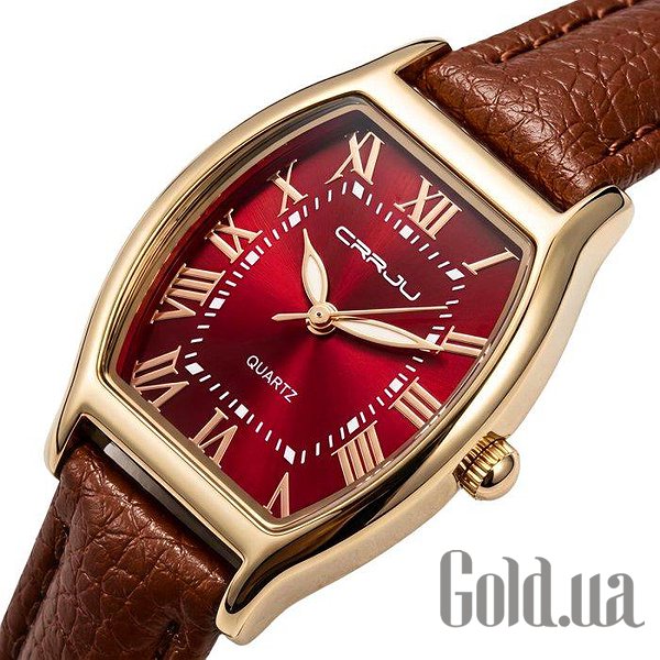 Crrju Женские часы France Leather Classic 3885 bt3885 – изображение 2