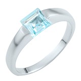 Женское серебряное кольцо с топазом, 1378266