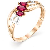 Женское золотое кольцо с рубинами, 1605594