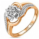 Женское золотое кольцо с бриллиантами, 1624538