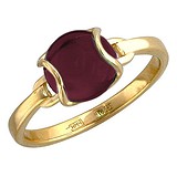 Женское золотое кольцо с гранатом, 1625050