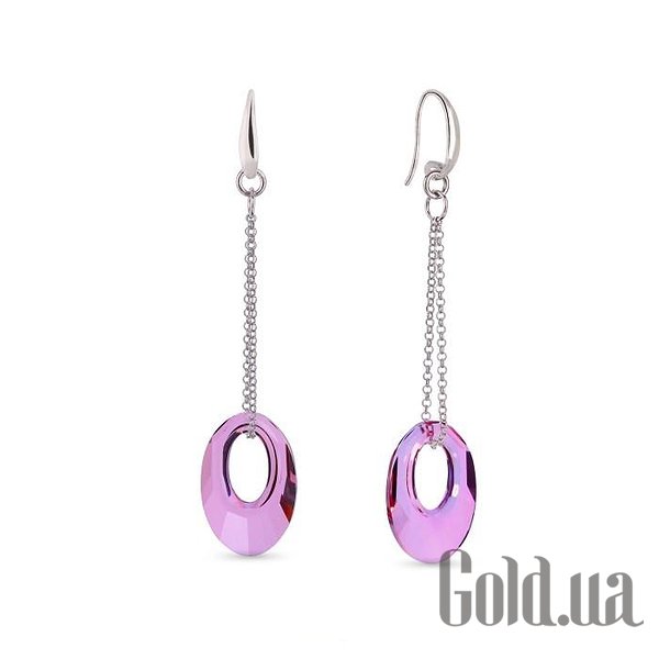 

Серьги с подвесками Spark, Стальной, Серьги с кристаллами Swarovski
