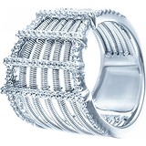 Женское серебряное кольцо с куб. циркониями, 1670362