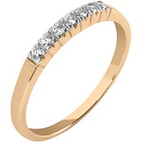 Золотое обручальное кольцо с бриллиантами, 1672922