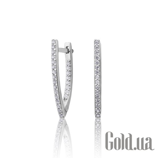 

Серьги AV Avangard, Серебряные серьги с куб. циркониями