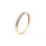 Золотое обручальное кольцо с бриллиантами, 1699546