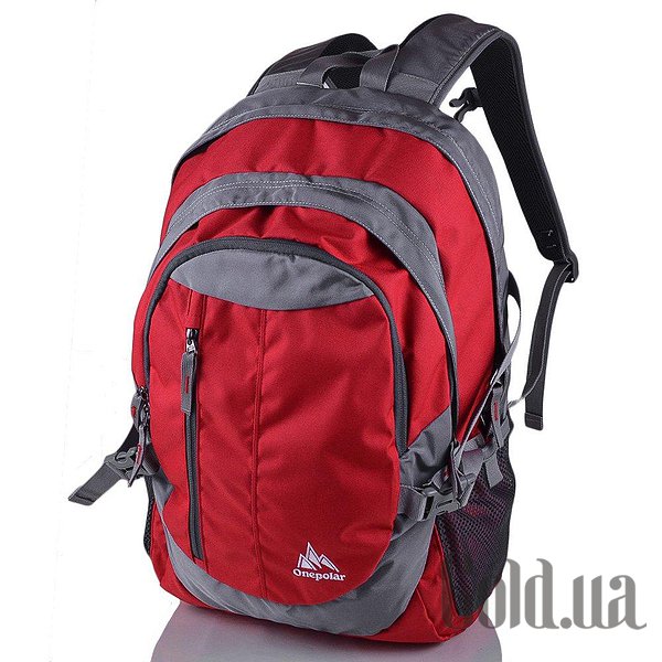 

Рюкзак Onepolar, Черный;серый;красный, Рюкзак W1383-red