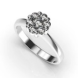Золотое кольцо с бриллиантами, 1768922