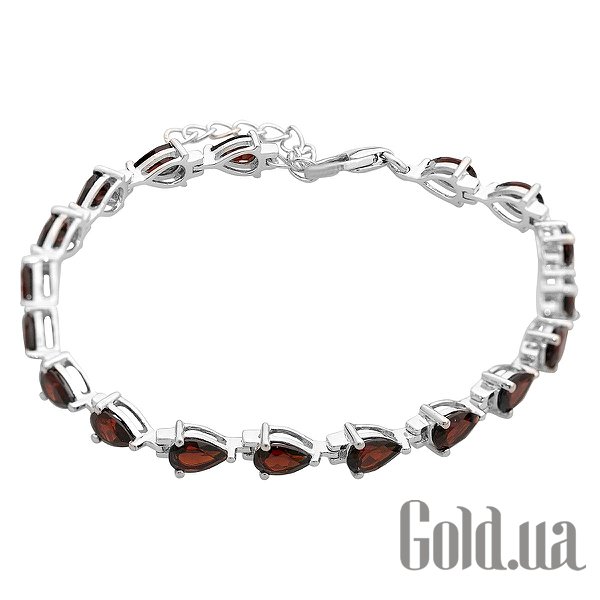 

Женские браслеты Fresh Jewelry, Женский серебряный браслет с гранатами, 17