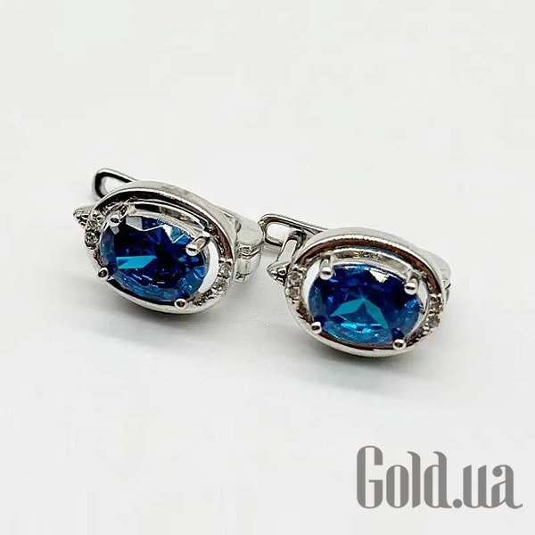 

Серьги Silvex925, Серебряные серьги с куб. циркониями