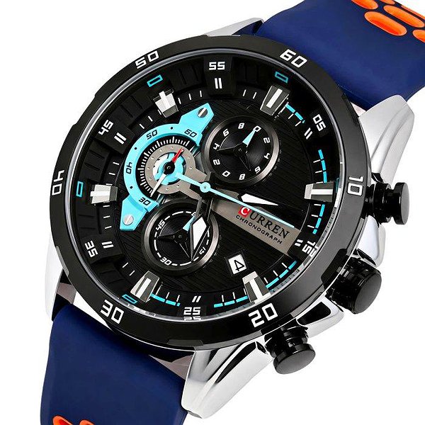 Curren Мужские часы Roberto Lava Blue 3908 bt3908 – изображение 3