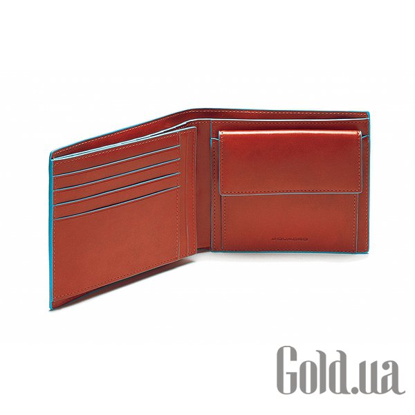 

Бумажник Piquadro, Оранжевый, Портмоне Bl Square Orange PU1240B2_AR