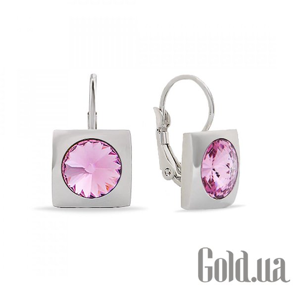 

Серьги Kobi, Стальной, Серьги с кристаллами Swarovski