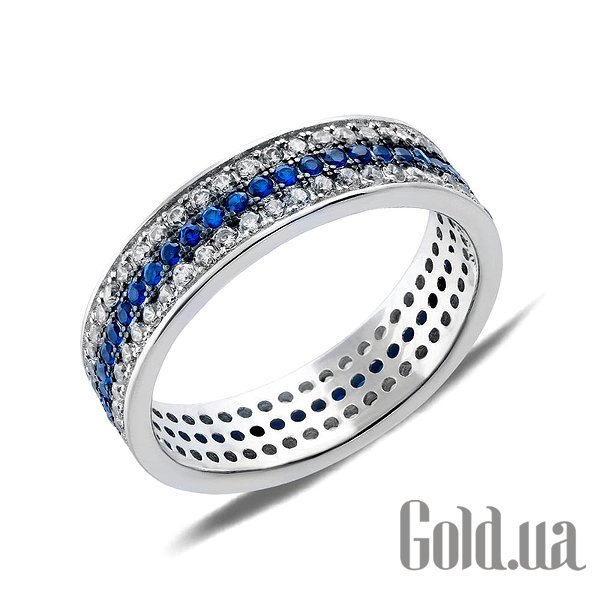 

Женские кольца Lurie Jewelry, Женское серебряное кольцо с куб. циркониями, 17