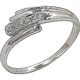 Женское золотое кольцо с бриллиантами, 1542619