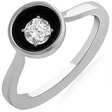 Золотое кольцо с бриллиантом, 1667803
