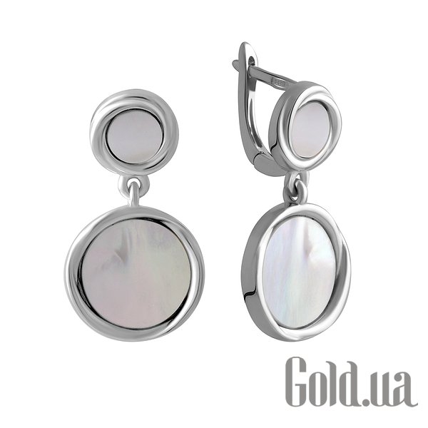 

Серьги с подвесками Fresh Jewelry, Серебряные серьги с перламутром