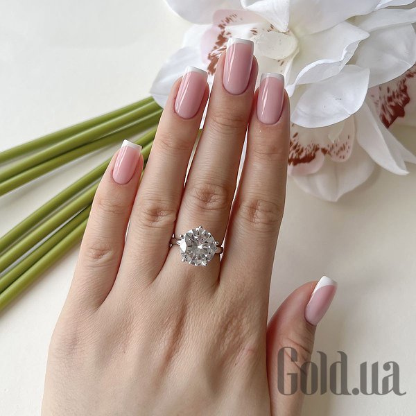 Каблучка Fresh Jewelry Срібна каблучка з куб. цирконієм, 18