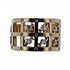 Pierre Cardin Женское серебряное кольцо с куб. циркониями в позолоте - фото 1