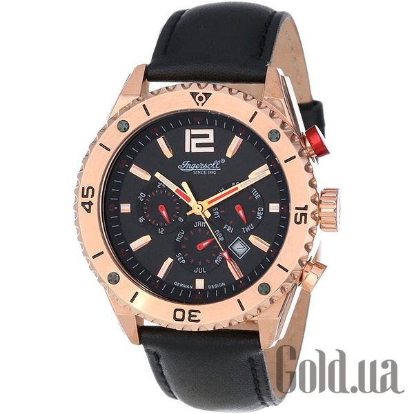 

Мужские часы Ingersoll, Мужские часы Snake Fine Multifunction Automatic IN3219RBK