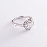 Золотое кольцо с бриллиантами, 1729244