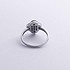 Женское серебряное кольцо с ониксом - фото 2