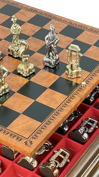 Italfama Шахматный стол Самураи 87M+TAV217+312 с шашками 87M+TAV217+312 – изображение 7