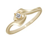 Tramontano Gioielli Золотое кольцо с бриллиантом, 870364
